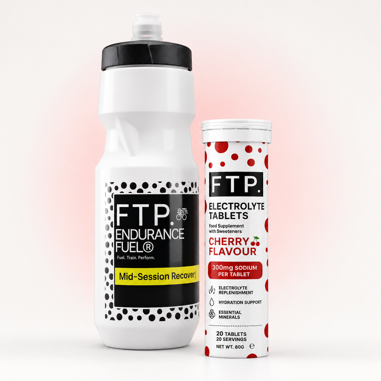 FTP Hydration Kit – Electrolyte Tablets + Sports Bottle