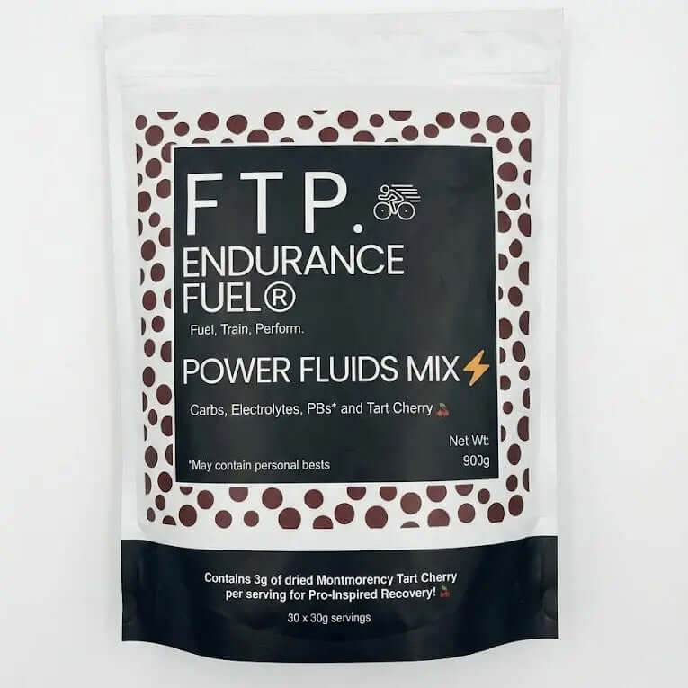 Power Fluids: Tart Cherry + Carbohydrate + Electrolytes - Endurance Fuel & Recovery Drink Mix - 900g Product vendor