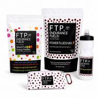 The Power Endurance System with Mixed Fruit energy pastilles and Tart Cherry Power Fluids drink mix