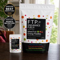 Mixed Fruit Energy Pastilles taster pack lifestyle shot