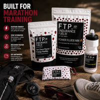 FTP 710ml sports bottle and Adventure Pouch included in the Power Endurance System
