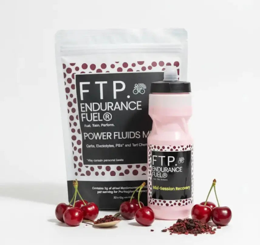 Power Fluids: Tart Cherry + Carbohydrate + Electrolytes -  Endurance Fuel & Recovery Drink Mix - 900g Product vendor