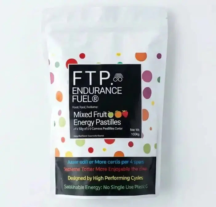 1kg Mixed Fruit Energy Pastilles for Running & Cycling | FTP Endurance Fuel Product vendor