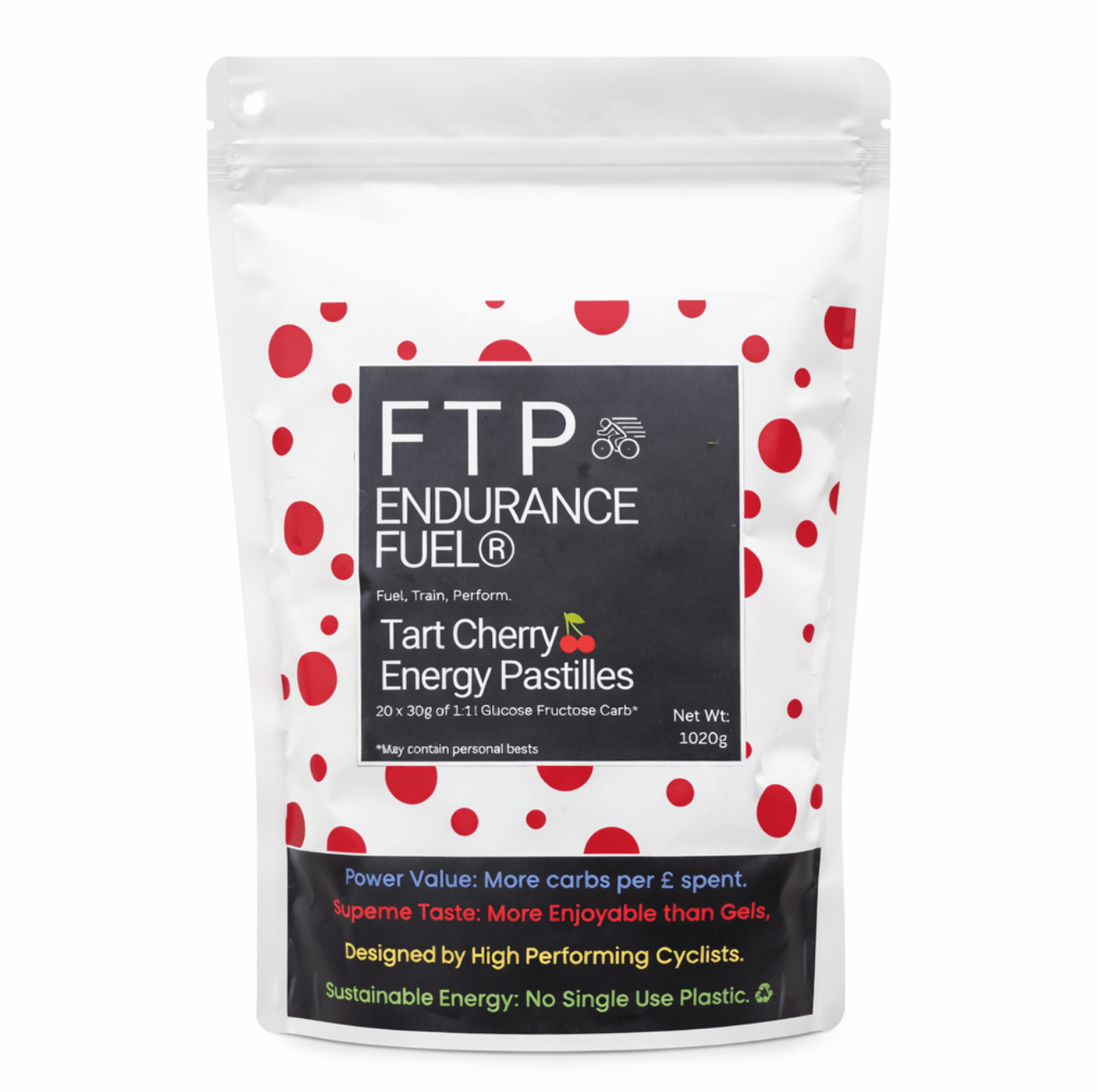 1kg Tart Cherry Energy Pastilles - part of the Power Endurance System