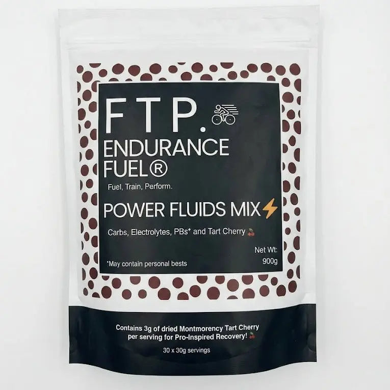 Power Fluids: Tart Cherry + Carbohydrate + Electrolytes -  Endurance Fuel & Recovery Drink Mix - 900g Product vendor