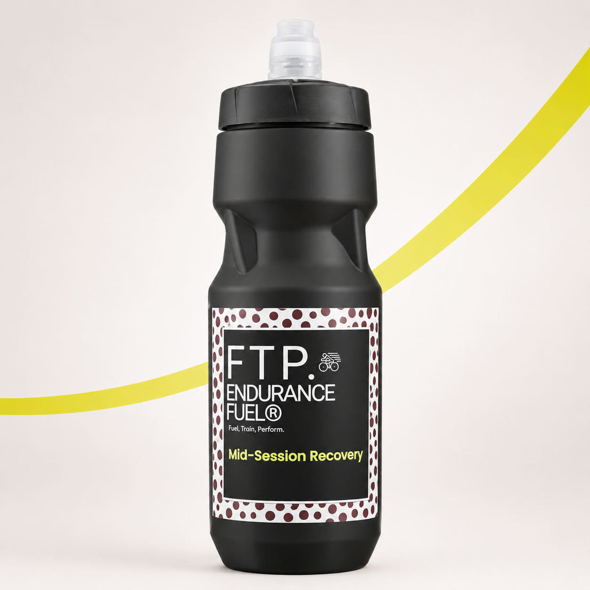 FTP Sports Bottle 710ml in matte black - free in the Power Endurance System welcome kit