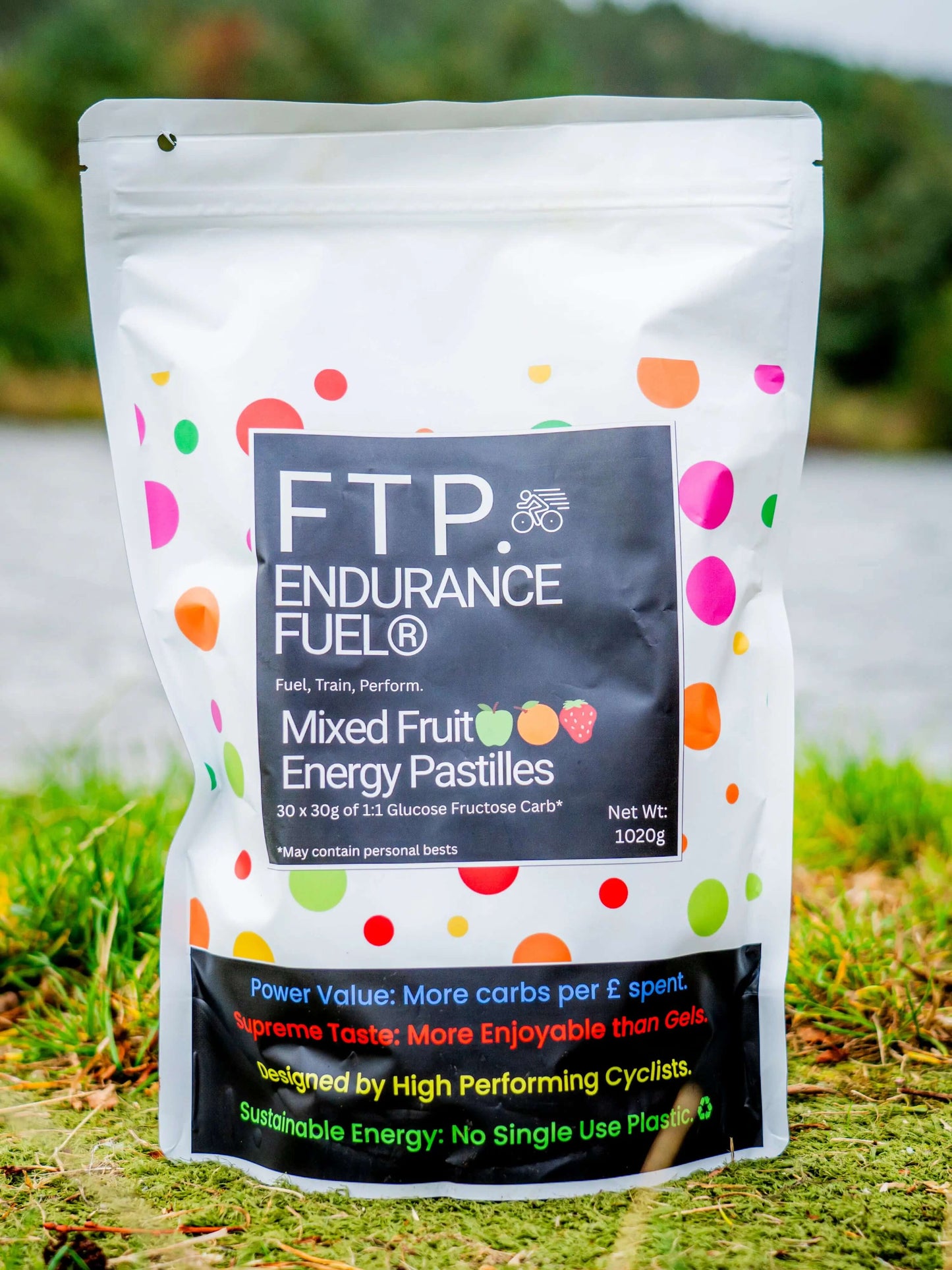 Mixed Fruit Energy Pastilles - 1kg Bulk Pack of Energy Chews 🍏🍓🍊- (30 Standard Energy Gels Equivalent) Product vendor